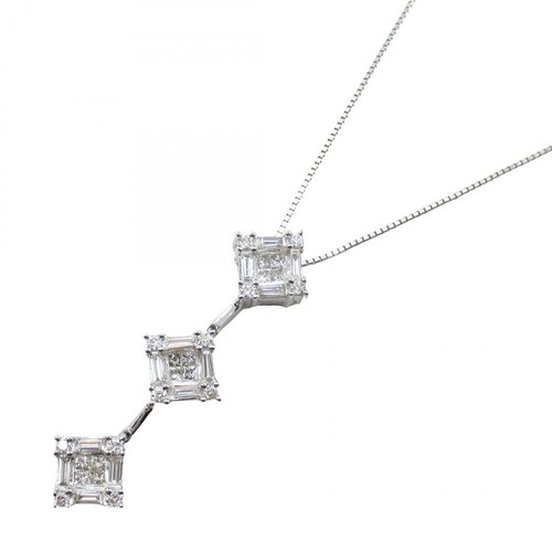 Bijoux collier diamant - diamant, or