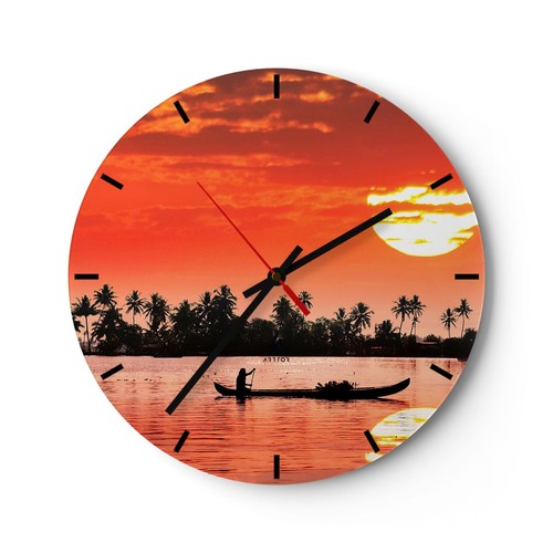 Horloge murale verre - murale, en