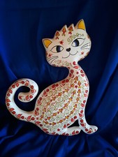Chat en faience artisanale
