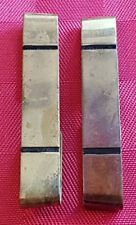 paire de galons métalliques