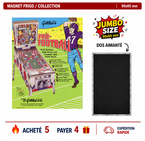 Magnet frigo pro football - magnet,