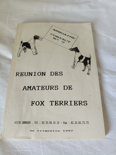 Fox terrier club catalogue - club,