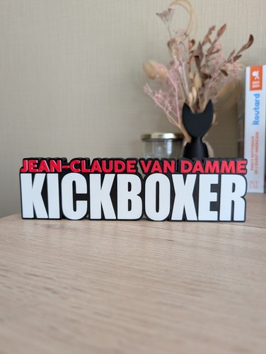 Plaque kickboxer logo - plaque,