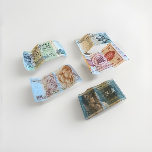 Lot billets anciens - 5,