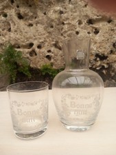 Carafe de table de nuit en