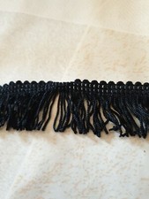 Galon à franges noir type