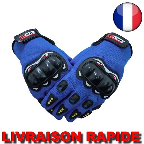 Gants moto respirant doigts - moto,