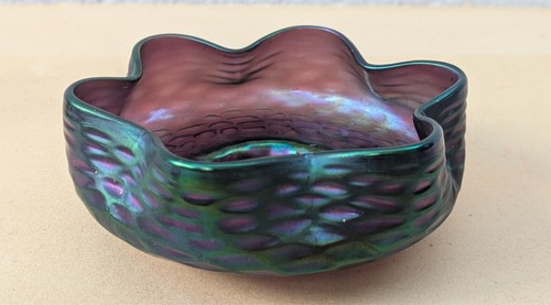 Coupe verre irisé - verre, art
