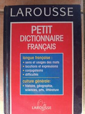 LAROUSSE - PETIT DICTIONNAIRE français 1995 langue française culture générale