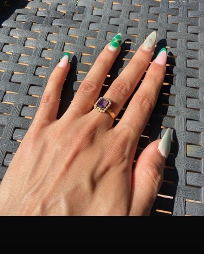 Ancienne bague rare or 750 - en,