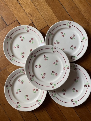 Assiettes plates badonviller - 5,