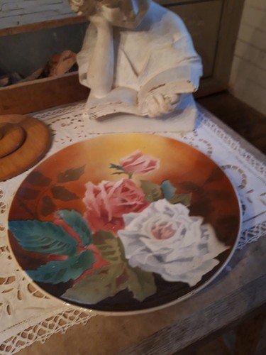 Grand plat rond decoratif - plat,