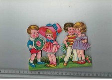 DECOUPIS Z&M L&B SCRAP 2 COUPLES D ENFANTS 16 X 12 CMS