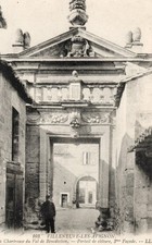 CPA VILLENEUVE LES AVIGNON/CHARTREUSE DU VAL DE BENEDICTION PORTAIL D CLOTURE