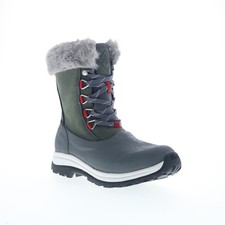 Original Muck Apres Lace Up Arctic Grip WP WALV100 Womens Gray Snow Boots 5