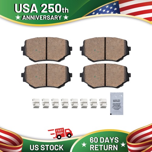 Front ceramic brake pads set - ceramic,