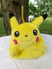 Grosse Peluche vintage POKEMON Pikachu Range Pyjama environ 30 cm Tomy