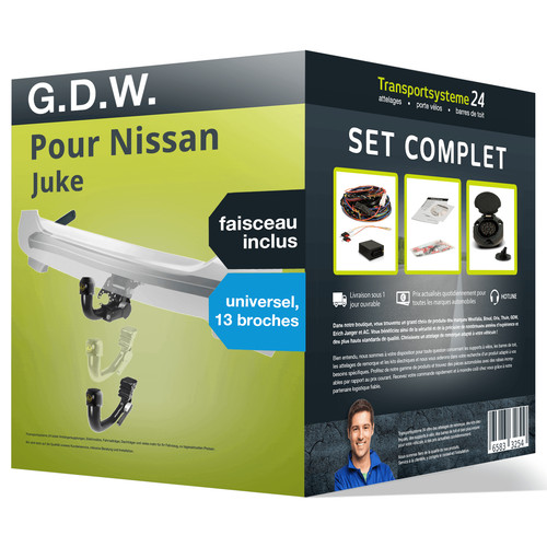Attelage pour nissan juke - pour,