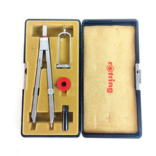 Vintage rOtring compass W/ pen