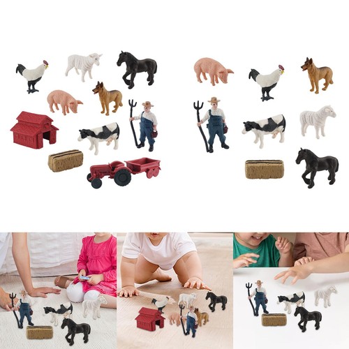 Animaux ferme réalistes - ferme,