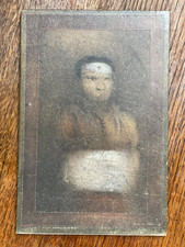 Georges Bru (1933-2023) - Technique mixte sur panneau - Signée - Personnage - XX