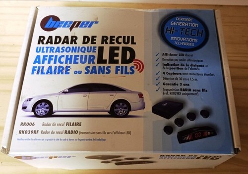 Radar recul beeper rk0039rf - radar,
