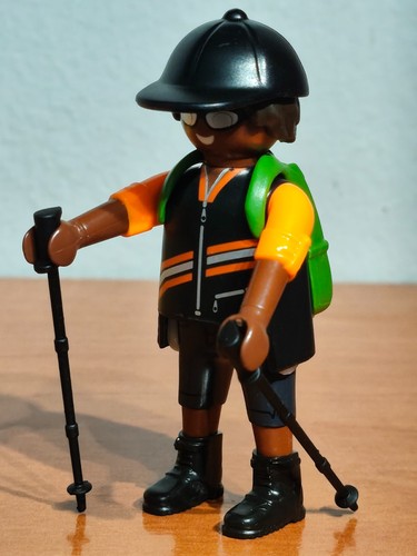 Playmobil figurine randonneur - figurine,