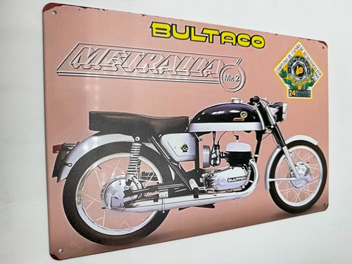 Plaque métal bultaco - plaque,