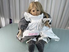 Poupée d'artiste Inge Enderle poupée porcelaine 45 cm manque un doigt voir photo