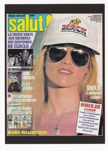 Sheila carte postale - sheila,