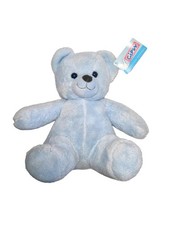 Peluche ours Club bleu 24 cm assis – Gipsy