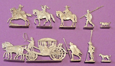 Plats d'étain - Zinnfiguren - Flat tin : Escorte avec chariot - Ancien régime