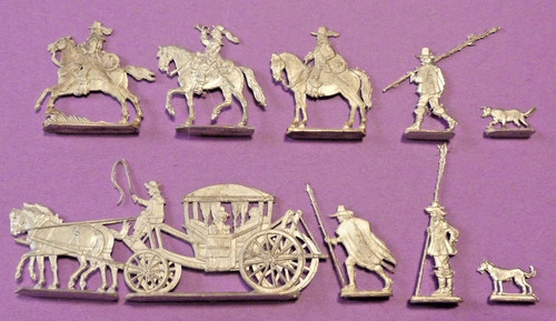 Plats étain zinnfiguren - plats, d'étain