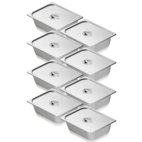 Vevor 8pcs bac gastronorme - 8pcs, gn