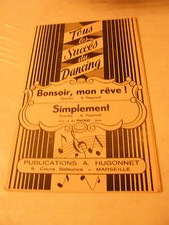 "Partition Bonsoir, mon rêve