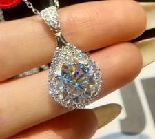Collier Pierre Moissanite En