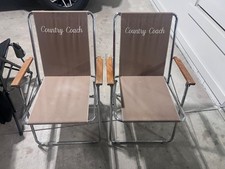 2 c Vtg Zip Dee Camping Chairs