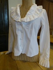 BELLE CHEMISE BLANCHE ANNE FONTAINE Taille 2 36 38 EN TRES BON ETAT