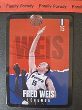Fred WEIS #15 Carte Slam Deck Edition Limitée Noel 2023 Basket France