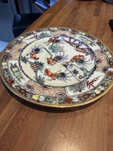 Assiette chinoise ancienne - assiette,