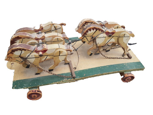 Jouet bois ancien - bois,