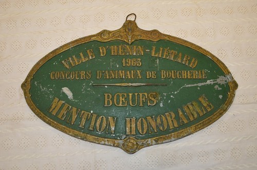 Plaque concours animaux de - plaque,