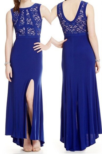 Morgan royal blue gown - &,