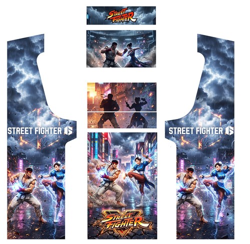 Stickers street fighter pour
