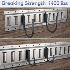 Lot de 8 crochets en J pour