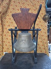 Superbe Cloche De Bateau Battelage Péniche Blanchet 1919 Sonnaille 
