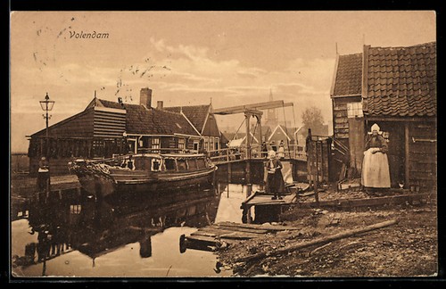 Carte postale volendam - carte, volendam,