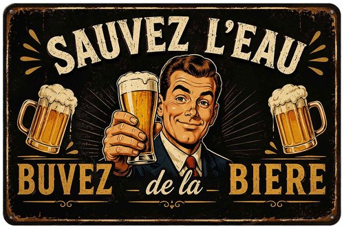 Sticker vintage humour - sticker, –