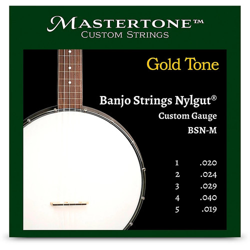 Gold tone bsnm nylgut medium - gold,