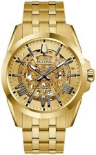 Bulova Montre Doré Analogique Hommes Sutton Automatic 97A162